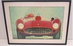 Framed Ferrari Picture