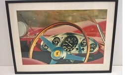 Framed Ferrari picture