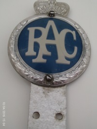 RAC Badge 1953