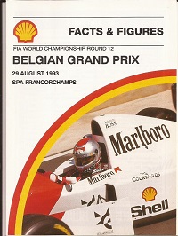 Belgian Grand Prix 1993 Facts and Figures
