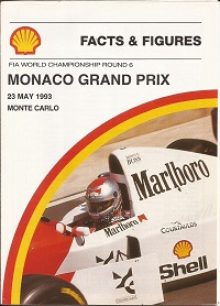 FIA Monaco Grand Prix Facts & Figures Booklet 1993