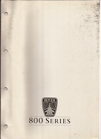 Rover 800 Series Workshop Manual AKM5857