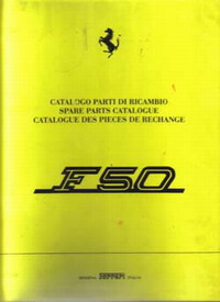 Ferrari F50 Spare Parts Catalogue 1018/95
