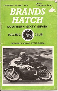 Brands Hatch Southern Sixty Seven Programme 1970