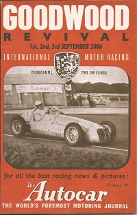Goodwood Revival Events booklet 2006