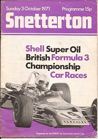 British F3 Programme 1971